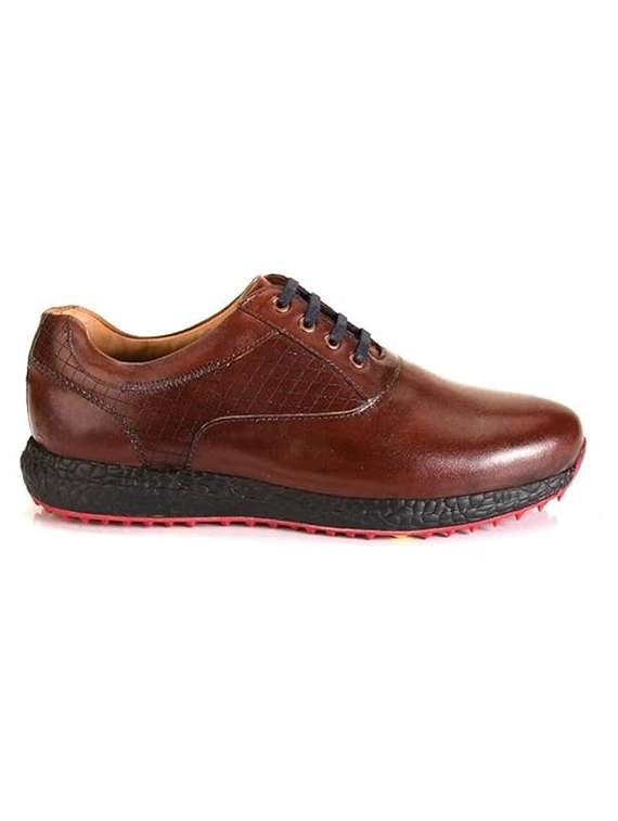 men solid lace up sport shoes