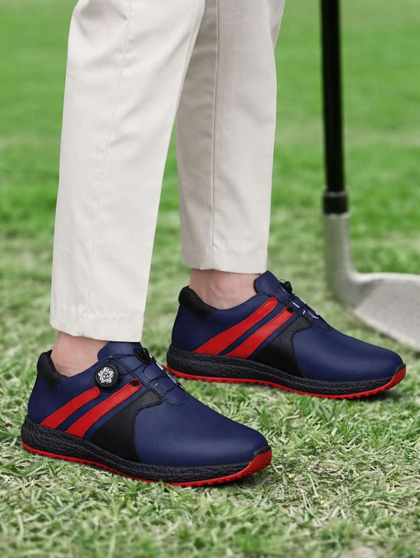 men color block lace up sport shoes - 22548746 -  Standard Image - 2