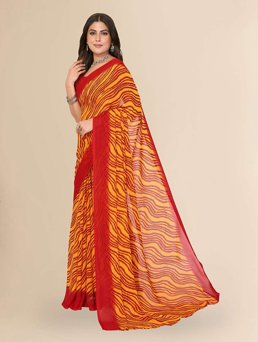 women printed casual wear saree with blouse - 22548865 -  Standard Image - 2