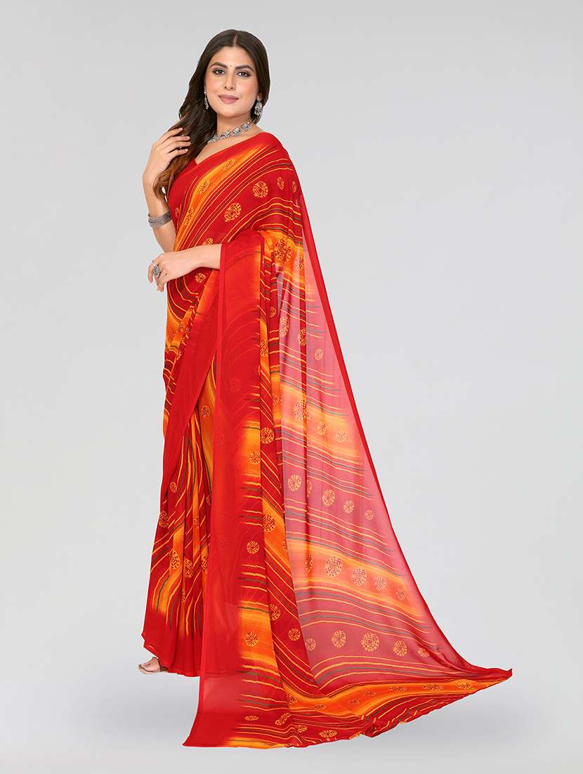 women printed casual wear saree with blouse - 22548875 -  Standard Image - 2