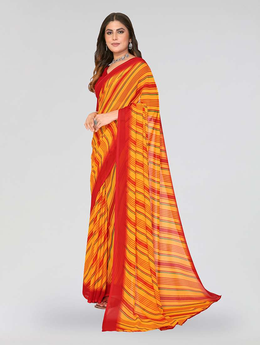 women printed casual wear saree with blouse - 22548876 -  Standard Image - 2