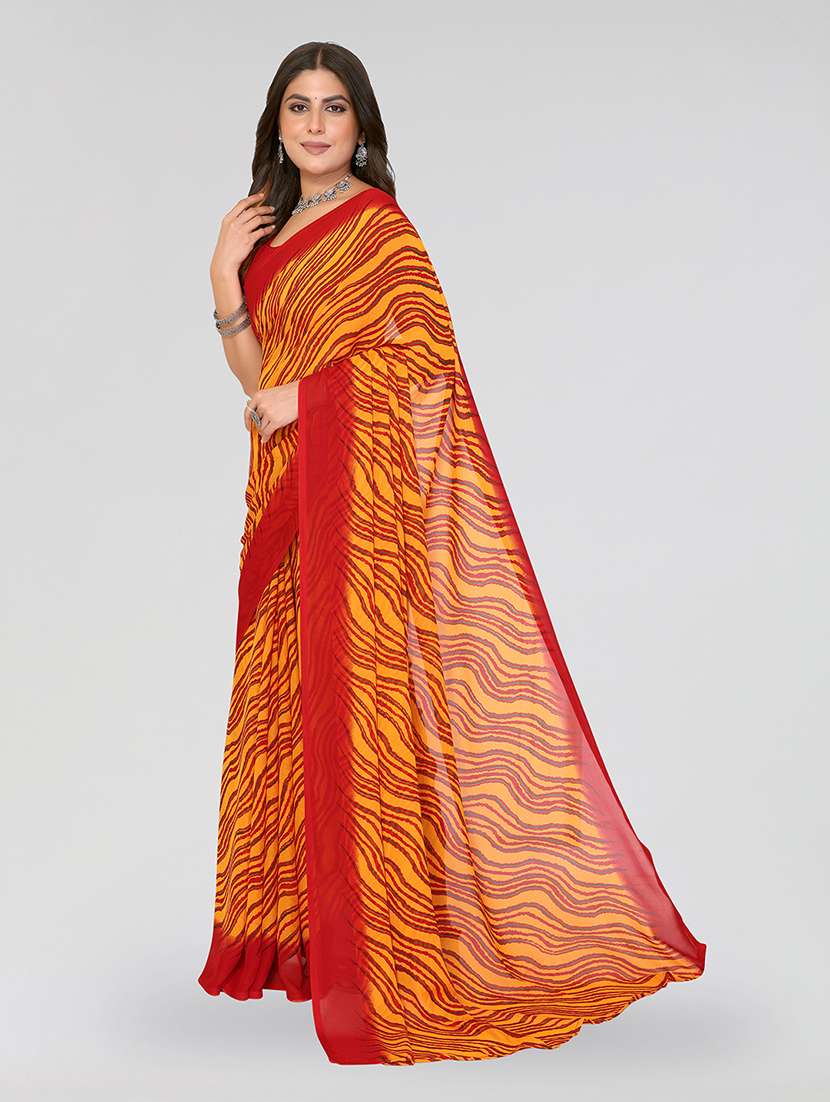 women printed casual wear saree with blouse - 22548879 -  Standard Image - 2