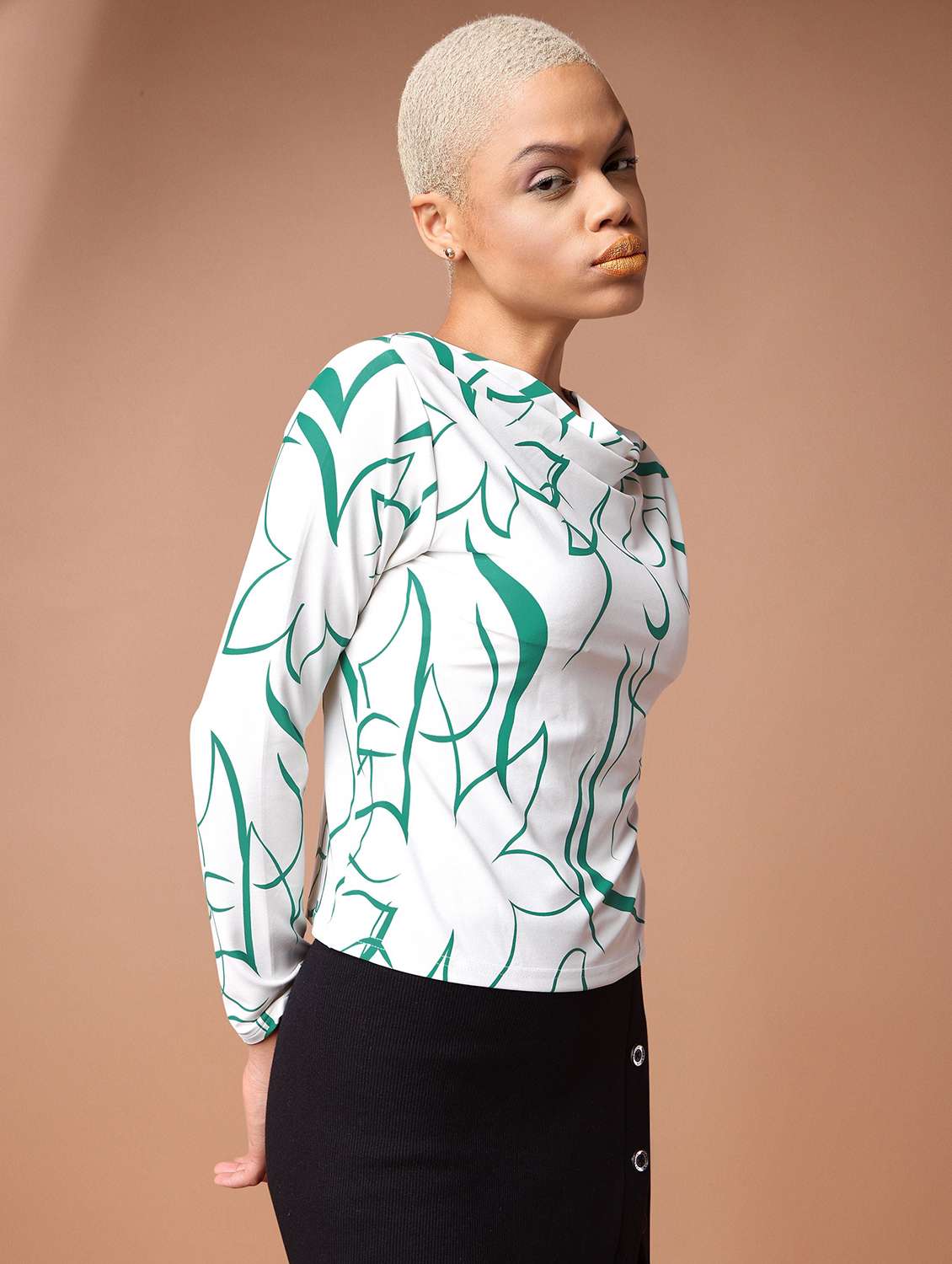 Women Printed Long Sleeves Regular Top - 22549041 -  Standard Image - 2