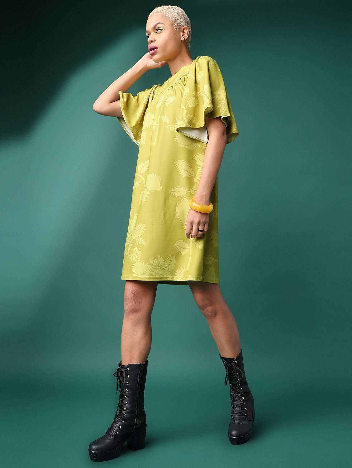 women printed round neck shift dress - 22549288 -  Standard Image - 2