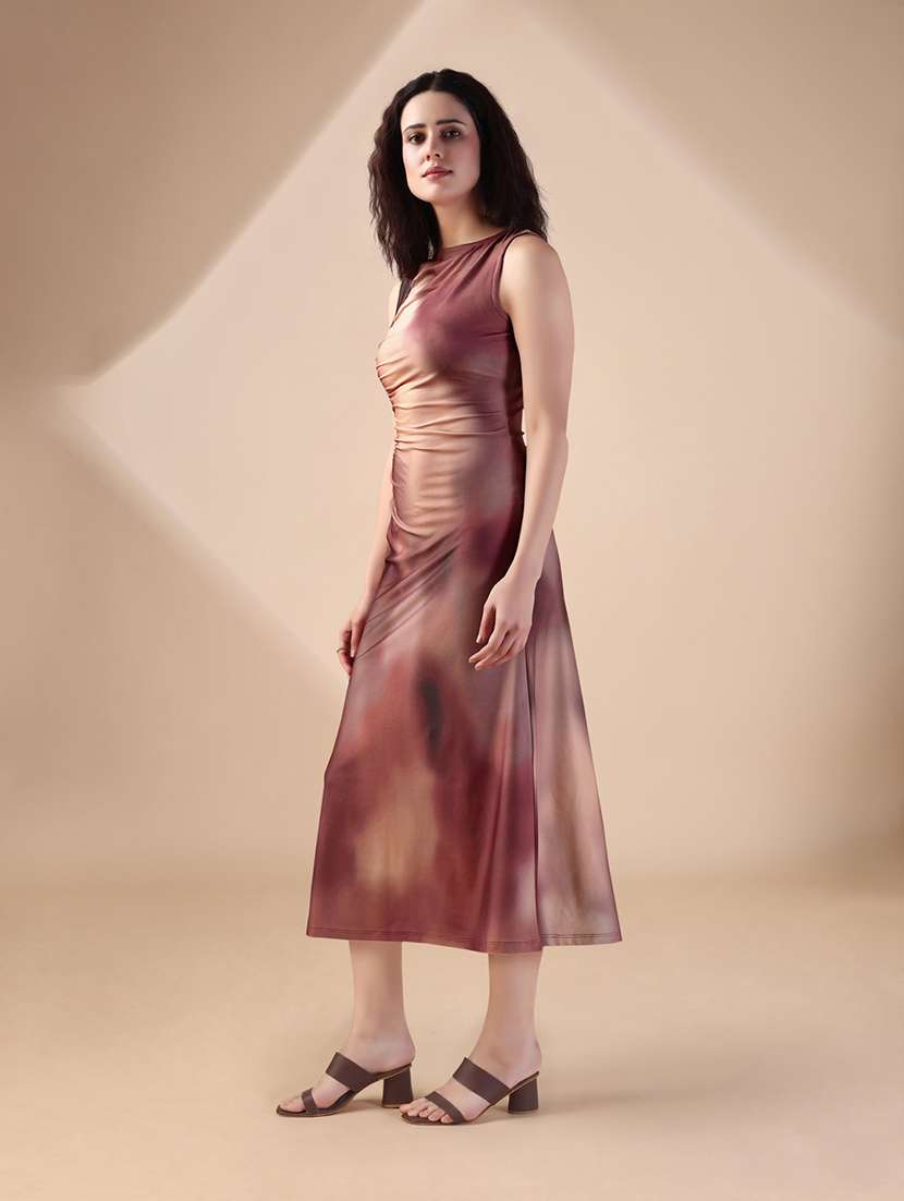 women printed sleeveless sheath dress - 22549344 -  Standard Image - 2