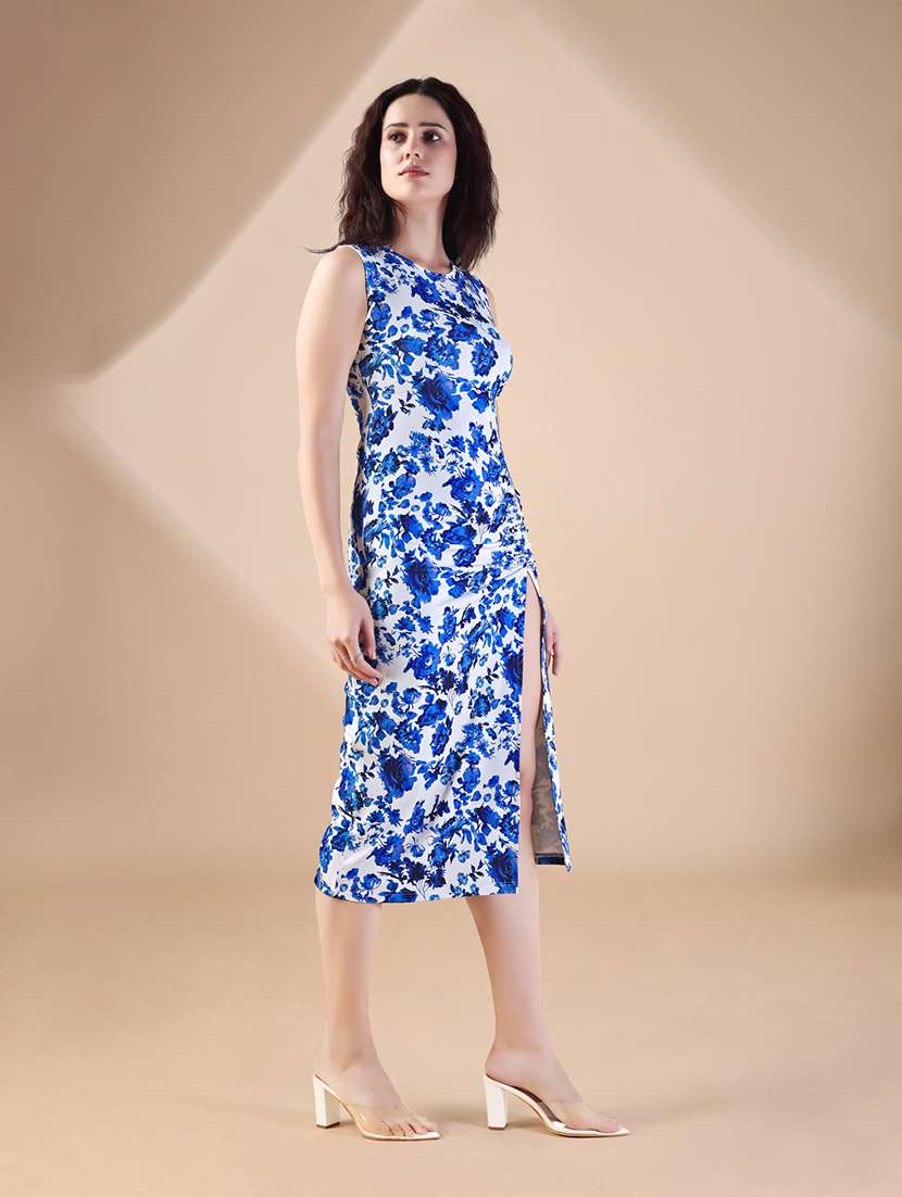 women printed sleeveless bodycon dress - 22549353 -  Standard Image - 2