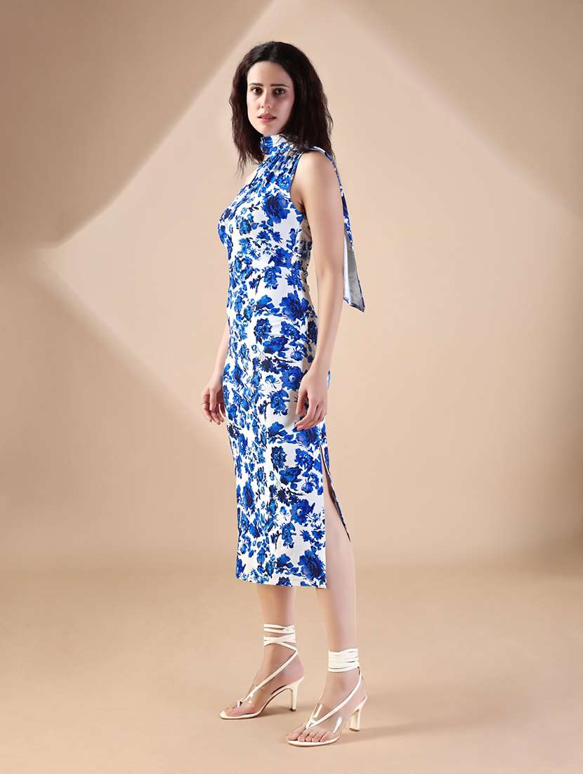 women printed sleeveless bodycon dress - 22549359 -  Standard Image - 2