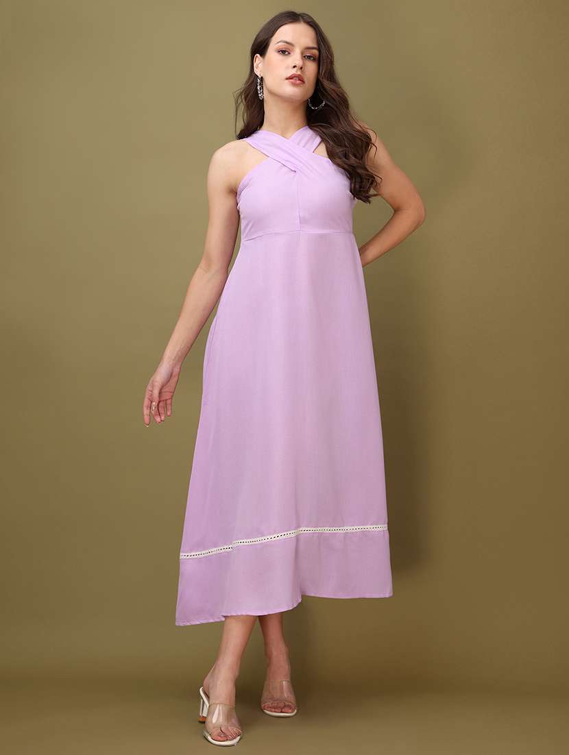 women printed sleeveless fit and flare dress - 22549446 -  Standard Image - 2