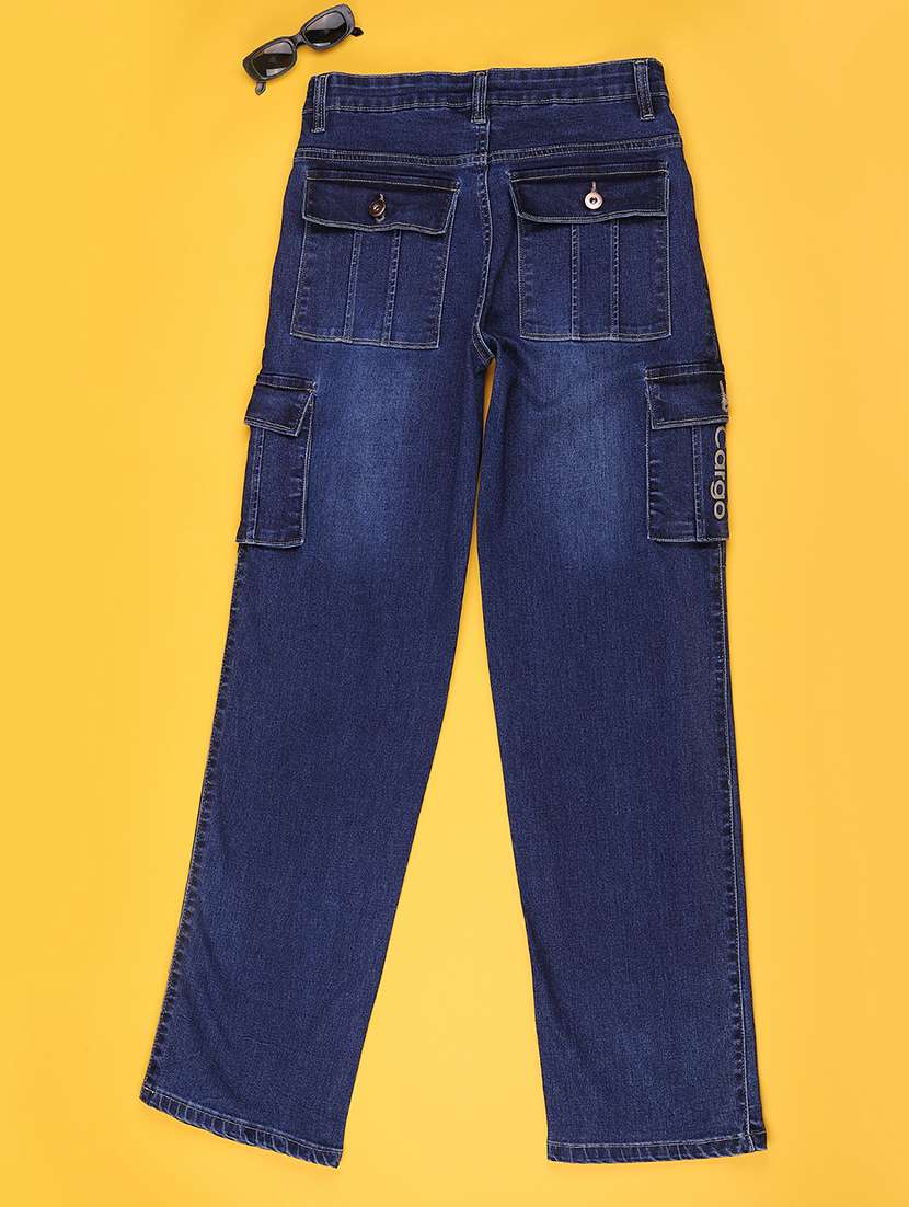 boys washed mid rise cargo pant - 22549567 -  Standard Image - 2