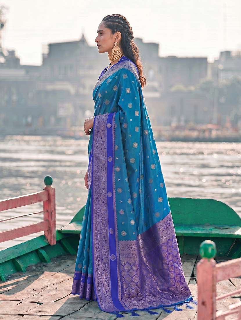 women self design banarasi saree with blouse - 22549713 -  Standard Image - 2