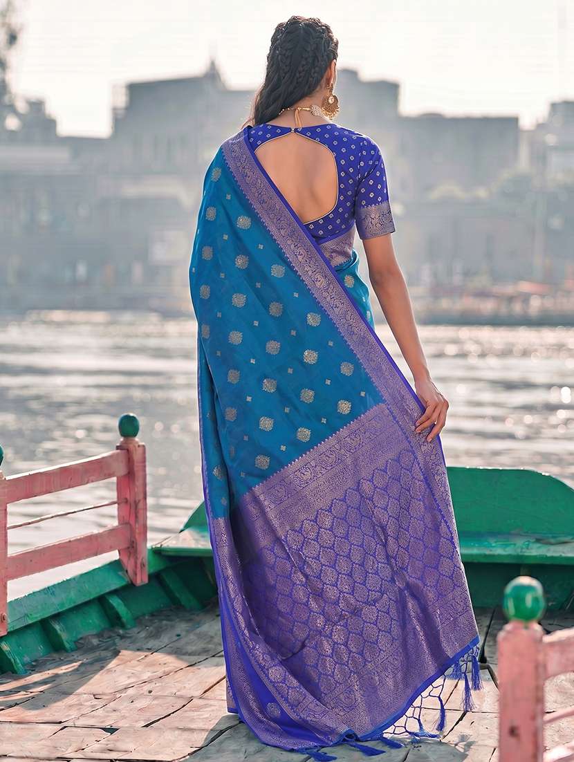 women self design banarasi saree with blouse - 22549713 -  Standard Image - 2