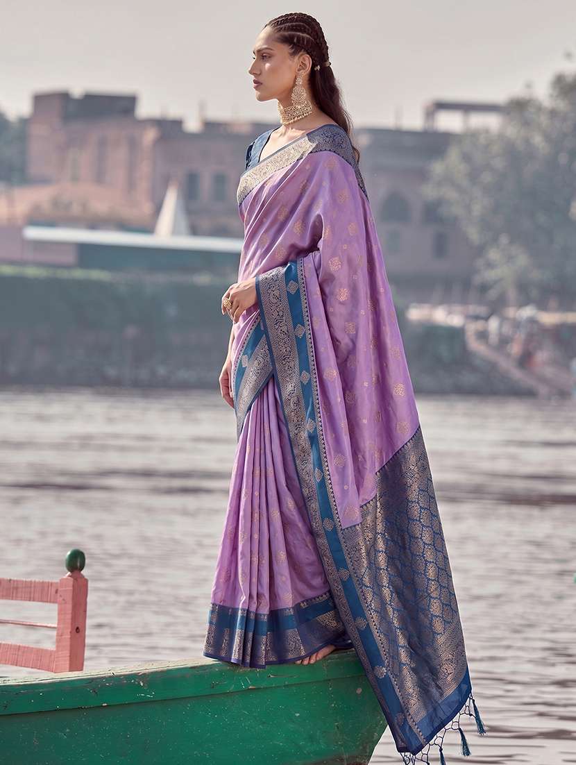 women self design banarasi saree with blouse - 22549715 -  Standard Image - 2