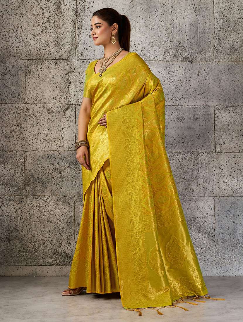 women self design kanjivaram saree with blouse - 22549725 -  Standard Image - 2
