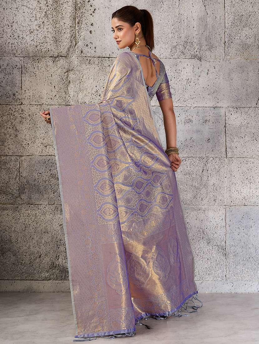 women self design kanjivaram saree with blouse - 22549729 -  Standard Image - 2