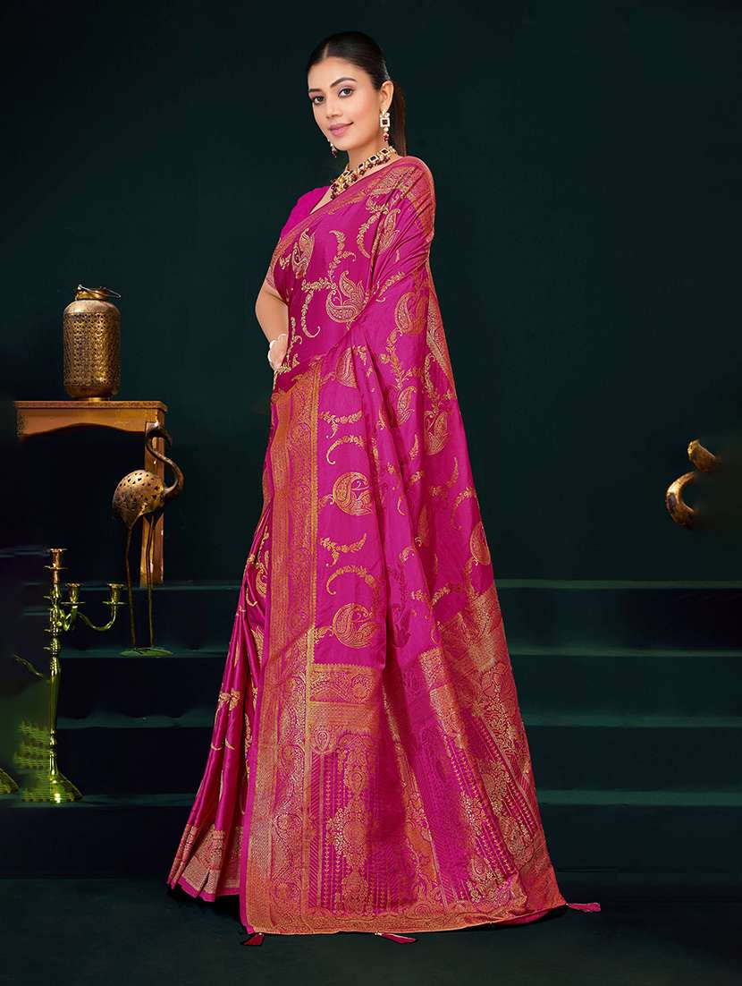 women self design banarasi saree with blouse - 22549886 -  Standard Image - 2