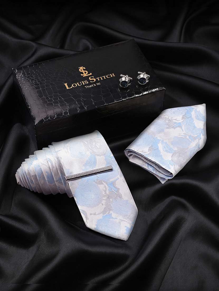 men necktie with cufflinks accessory gift set