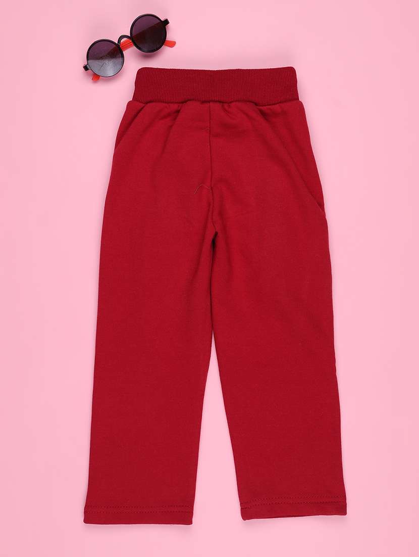 Boys Typographic Mid Rise Regular Fit Track Pant - 22552560 -  Standard Image - 2