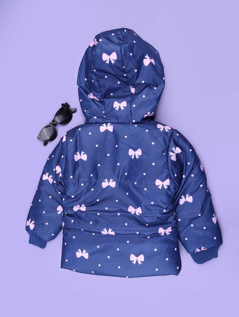 Boys Printed Long Sleeves Hooded Quilted Jacket - 22553077 -  Standard Image - 2