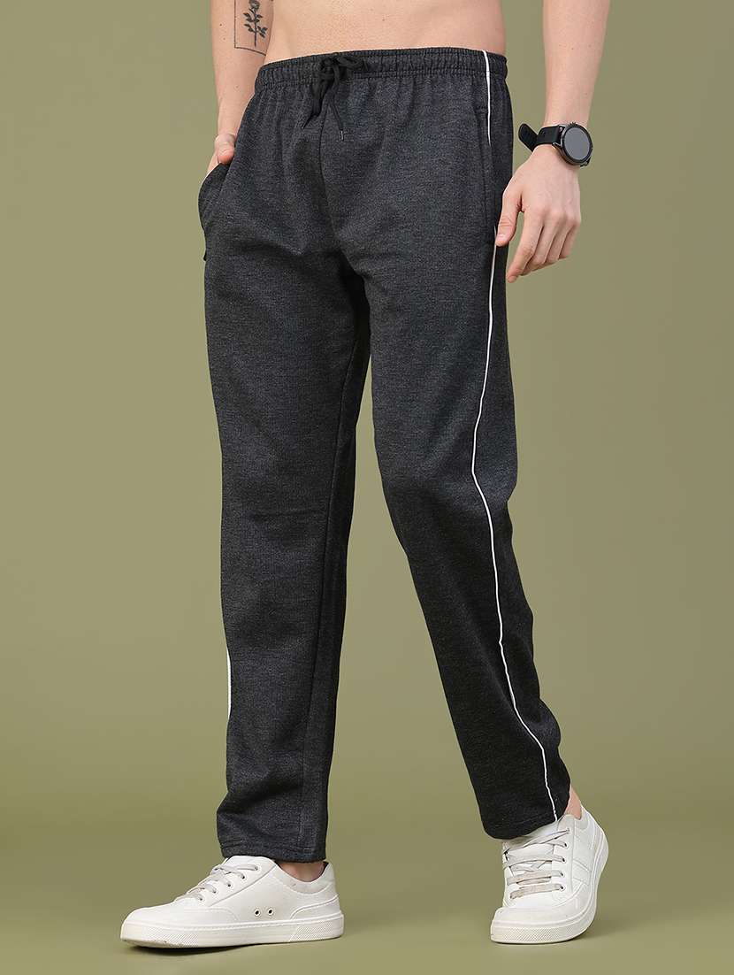 Men Side Striped Mid Rise Full Length Track Pant - 22553086 -  Standard Image - 2