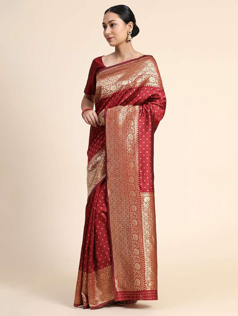 women self design banarasi saree with blouse - 22554534 -  Standard Image - 2