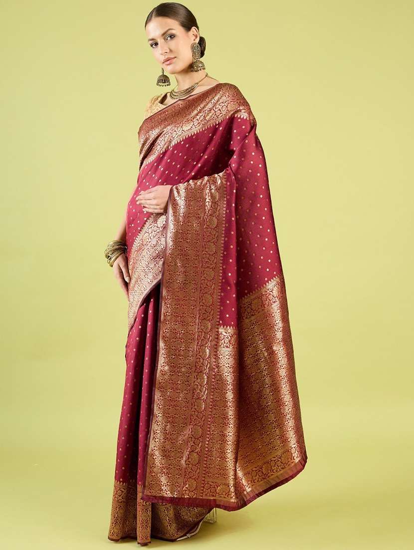 women self design banarasi saree with blouse - 22554539 -  Standard Image - 2
