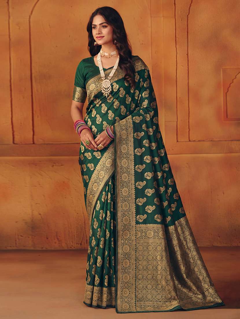 women self design banarasi saree with blouse - 22554752 -  Standard Image - 2