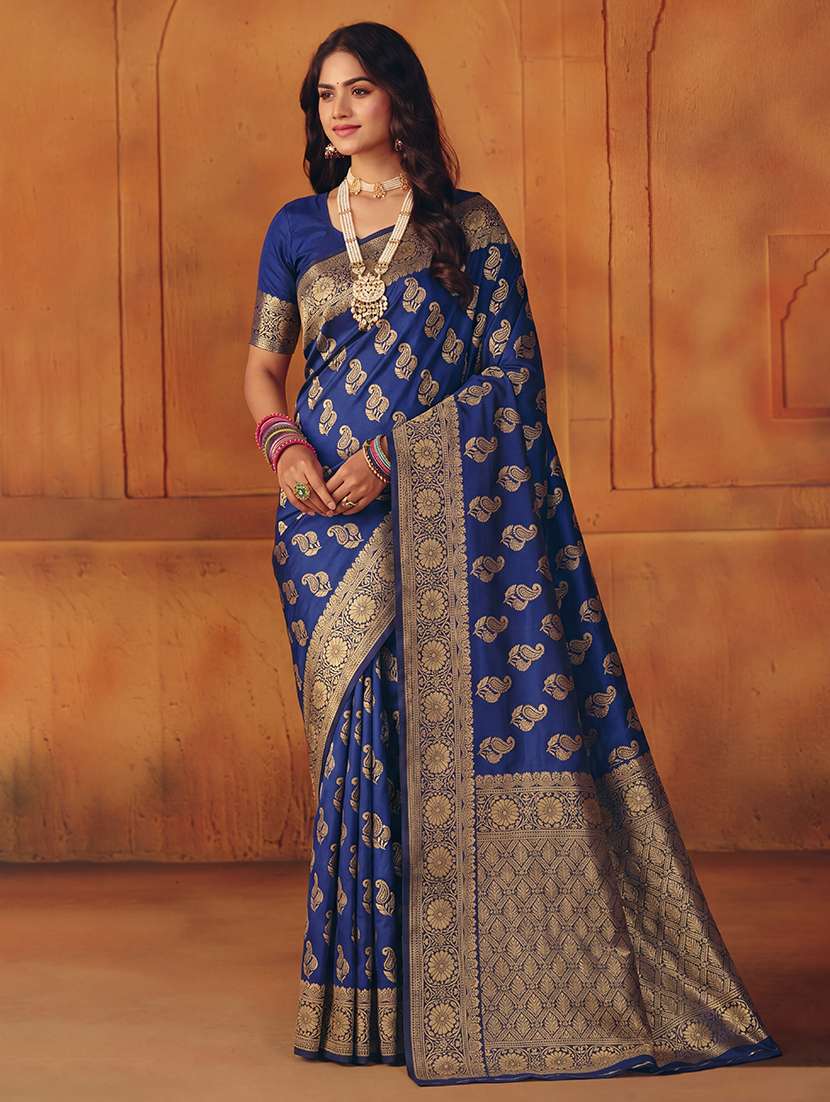 women self design banarasi saree with blouse - 22554755 -  Standard Image - 2