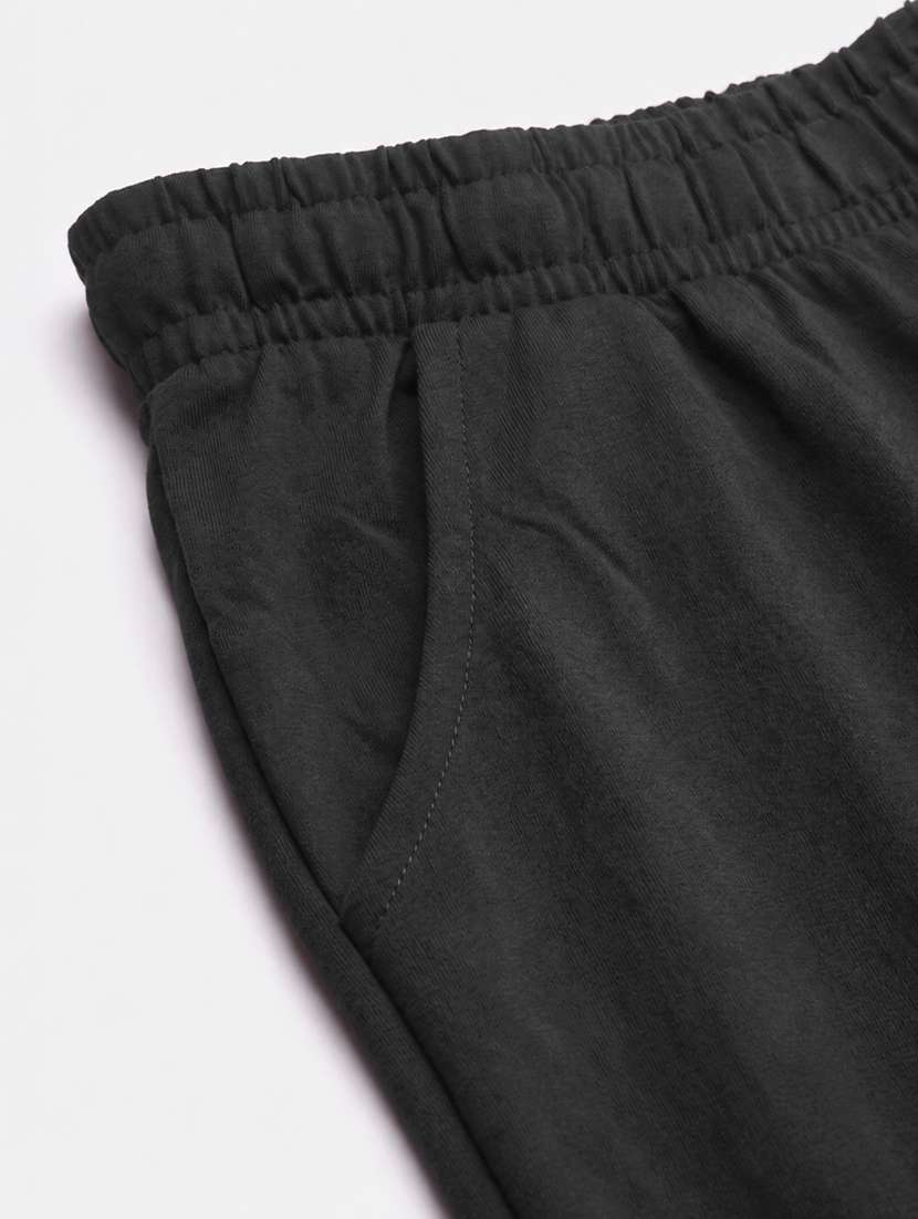 women solid mid rise ankle length track pant - 22554789 -  Standard Image - 2