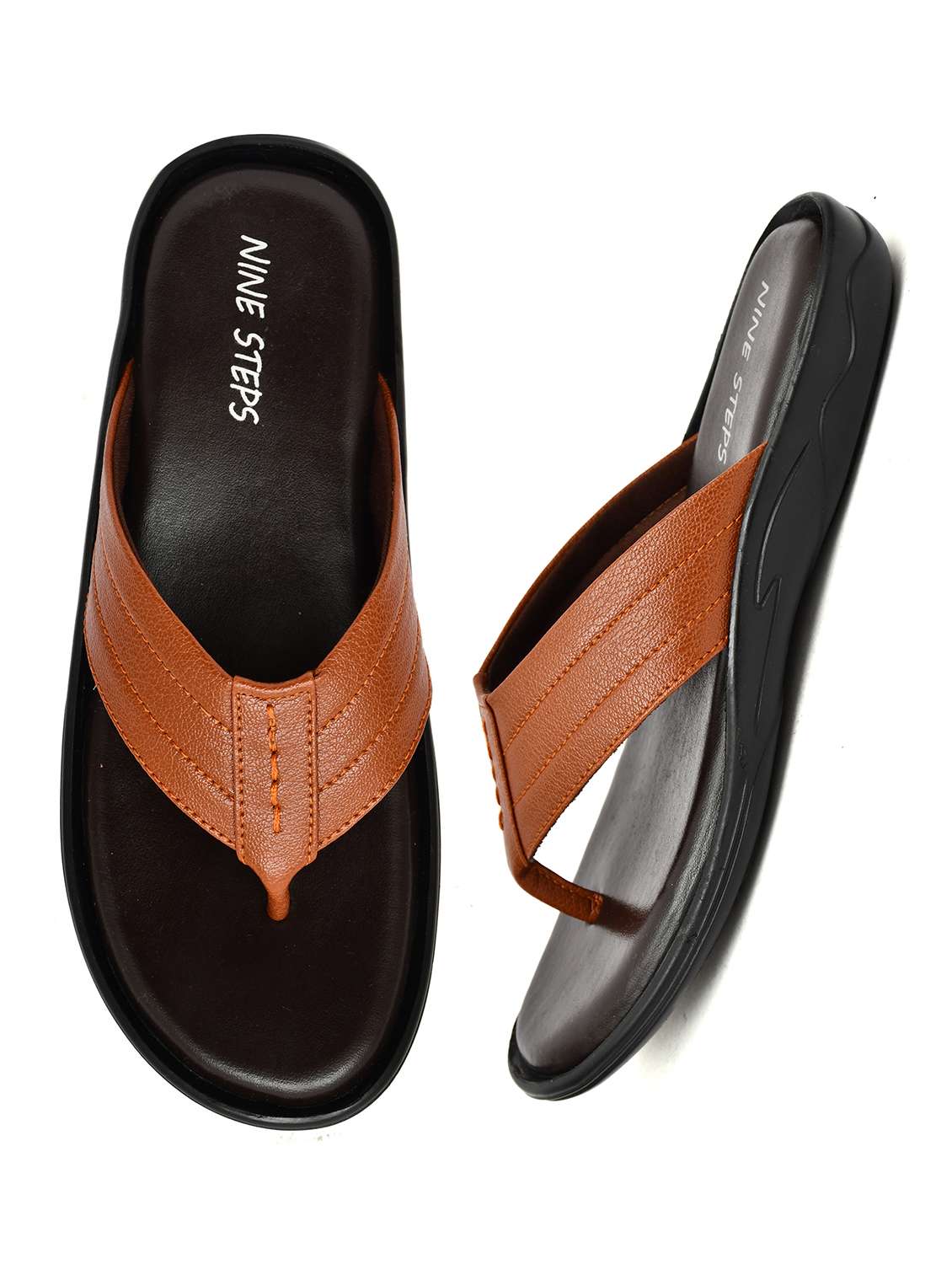 men solid toe seperator sandal - 22554848 -  Standard Image - 2