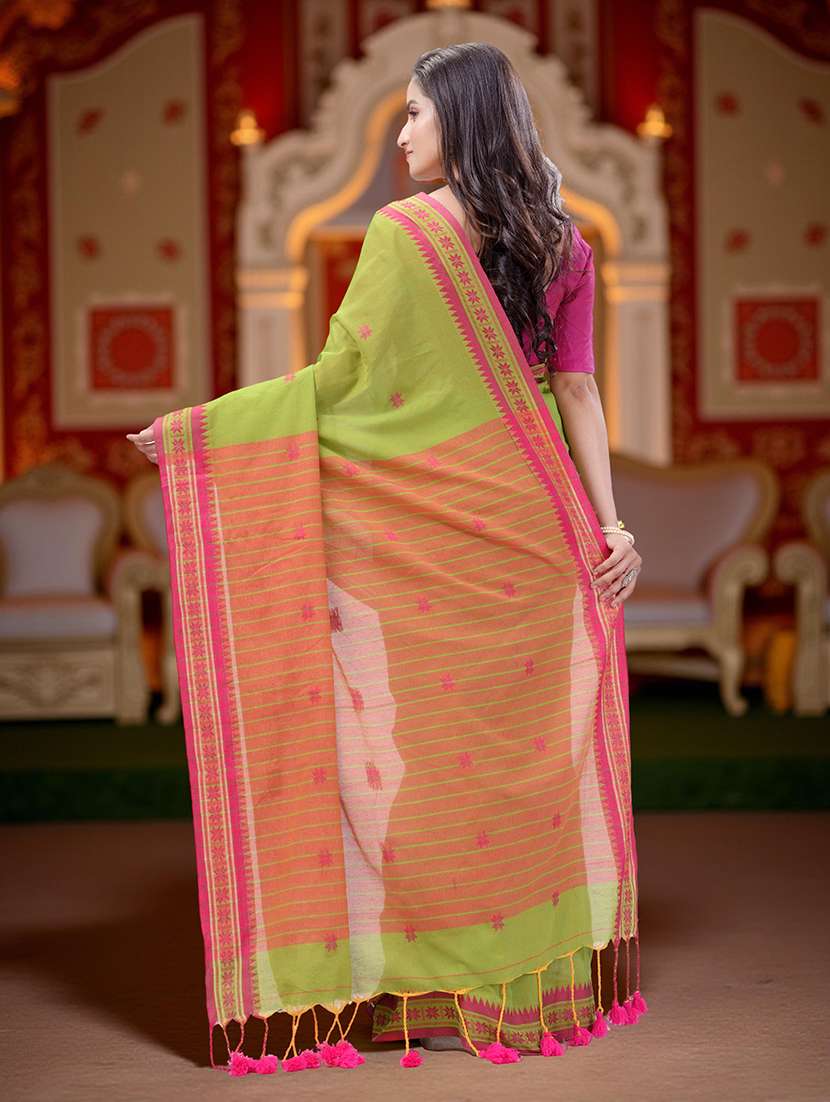 women self design handloom saree with blouse - 22554907 -  Standard Image - 2