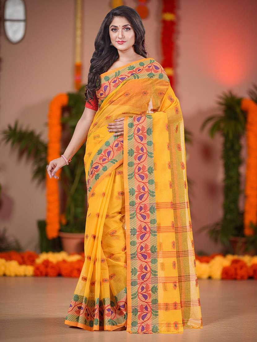 women self design handloom saree - 22554999 -  Standard Image - 2