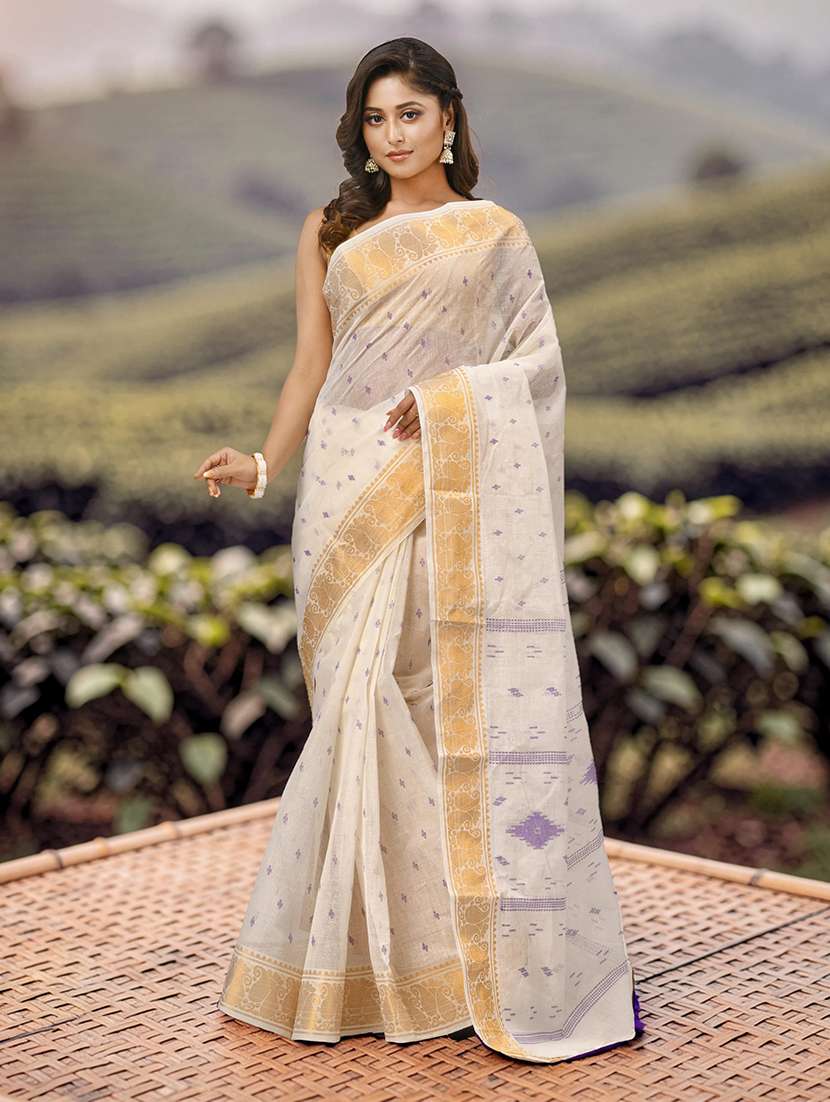 women self design handloom saree - 22555006 -  Standard Image - 2