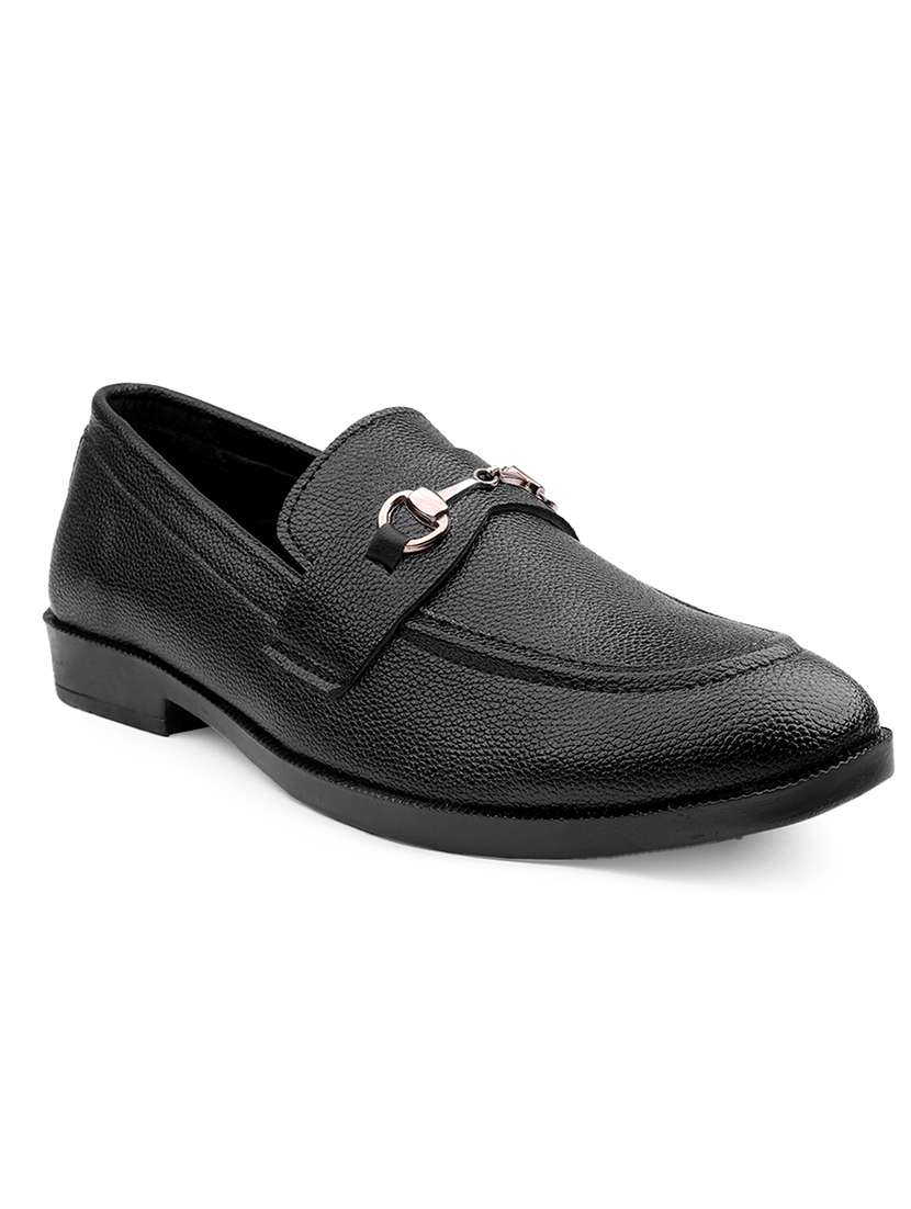 men black slip on loafer - 22555054 -  Standard Image - 2