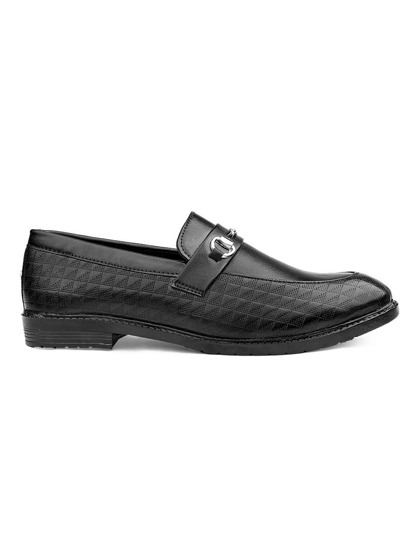 men black slip on loafer - 22555056 -  Standard Image - 2