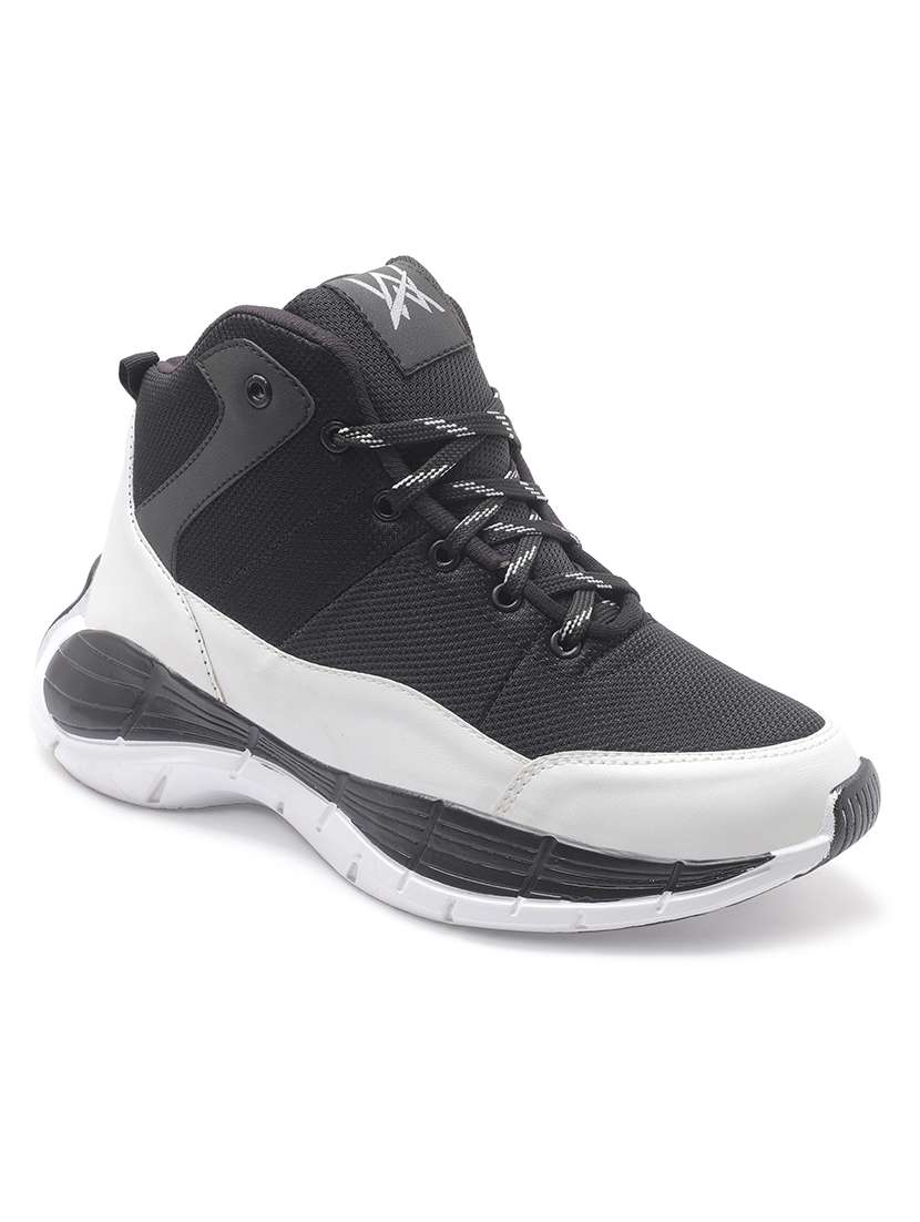 men black lace up sneaker - 22555058 -  Standard Image - 2