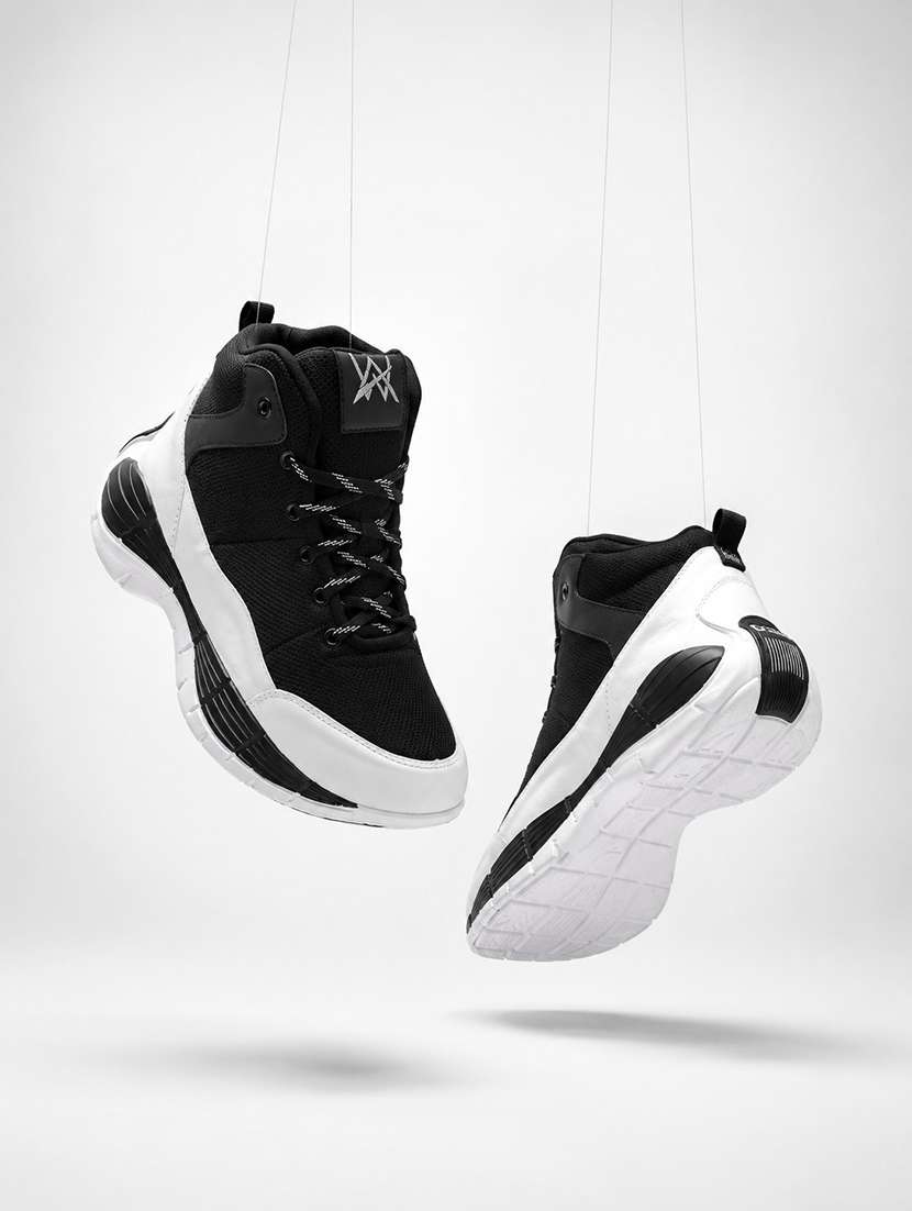 Men Black Lace Up Sneaker - 22555058 -  Standard Image - 2
