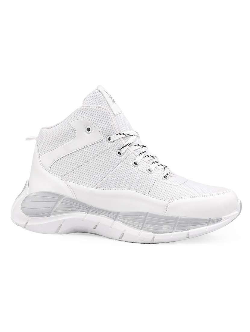 men white lace up sneaker - 22555059 -  Standard Image - 2