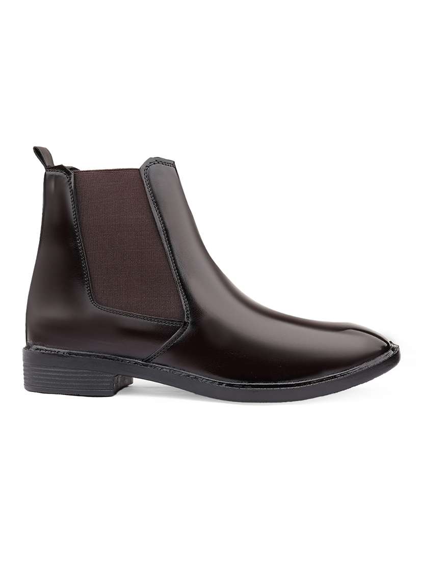 men brown slip on chelsea boot - 22555063 -  Standard Image - 2