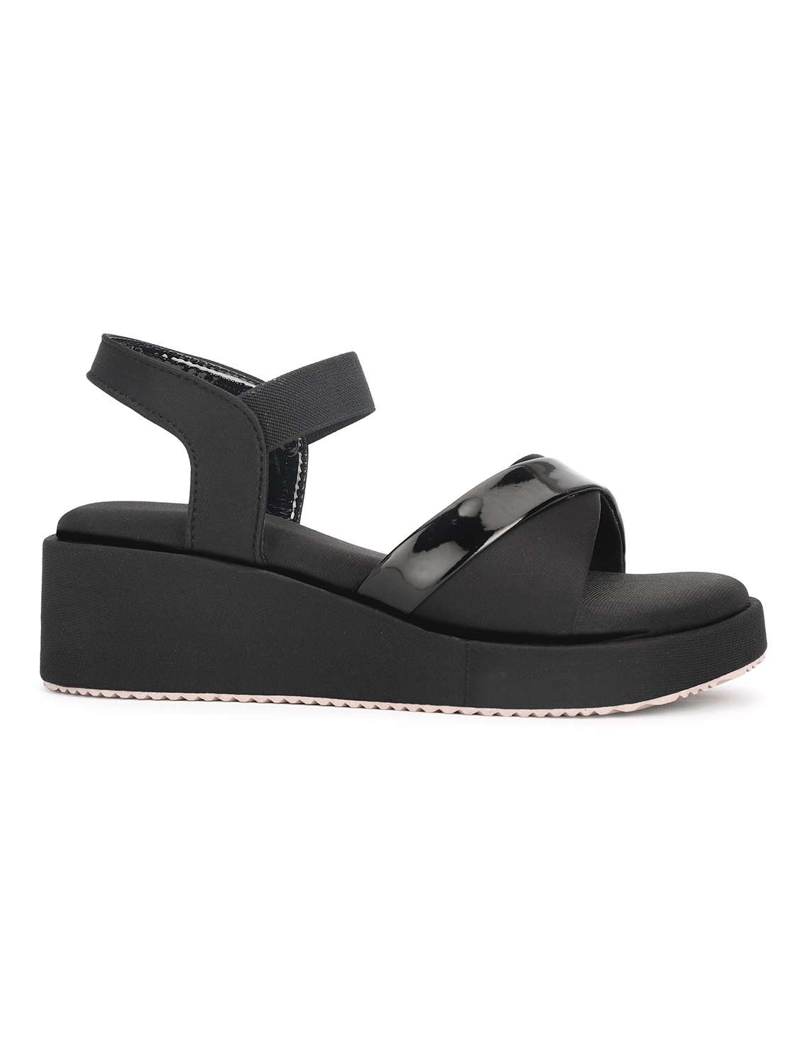 women solid ankle strap wedges - 22555068 -  Standard Image - 2
