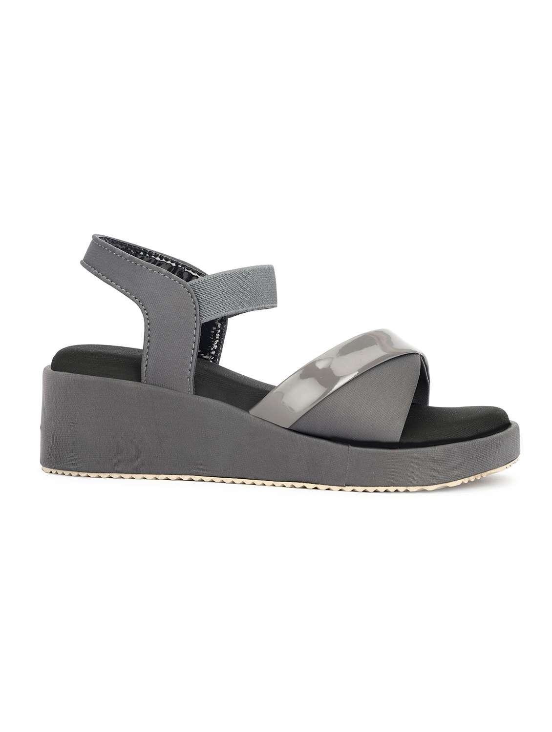 women solid ankle strap wedges - 22555071 -  Standard Image - 2