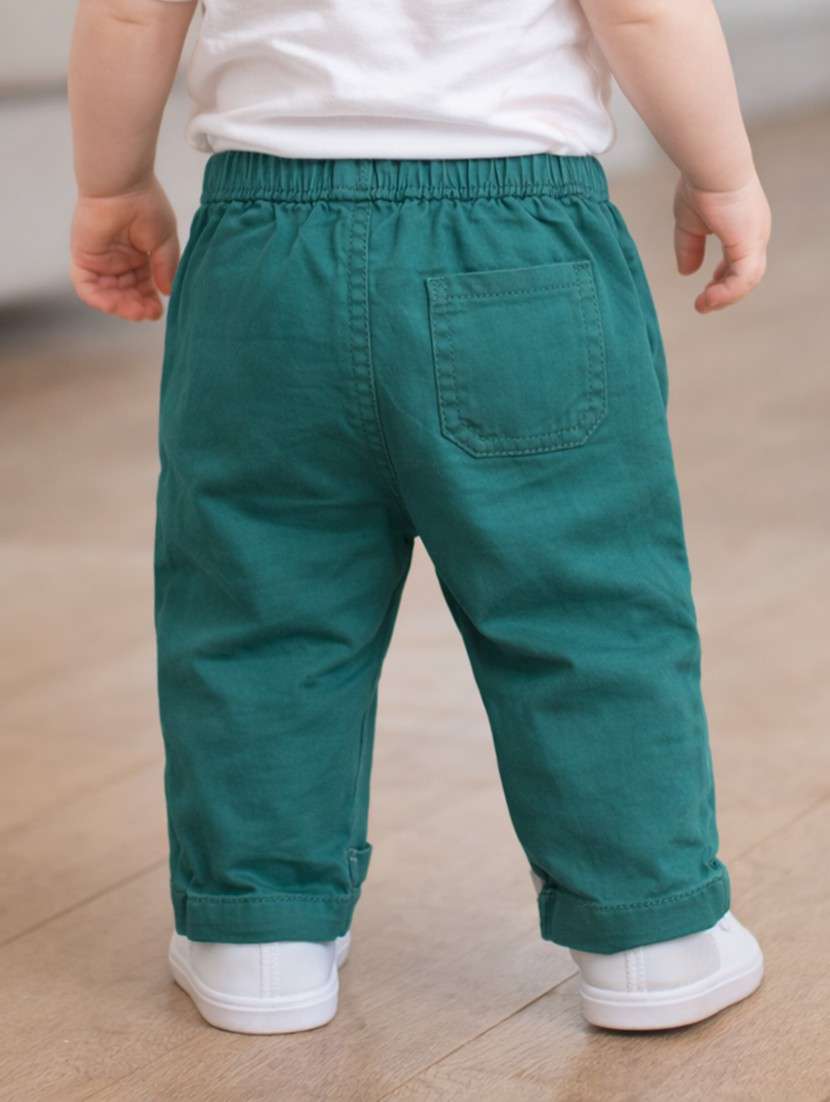 boys printed mid rise casual trouser - 22555115 -  Standard Image - 2