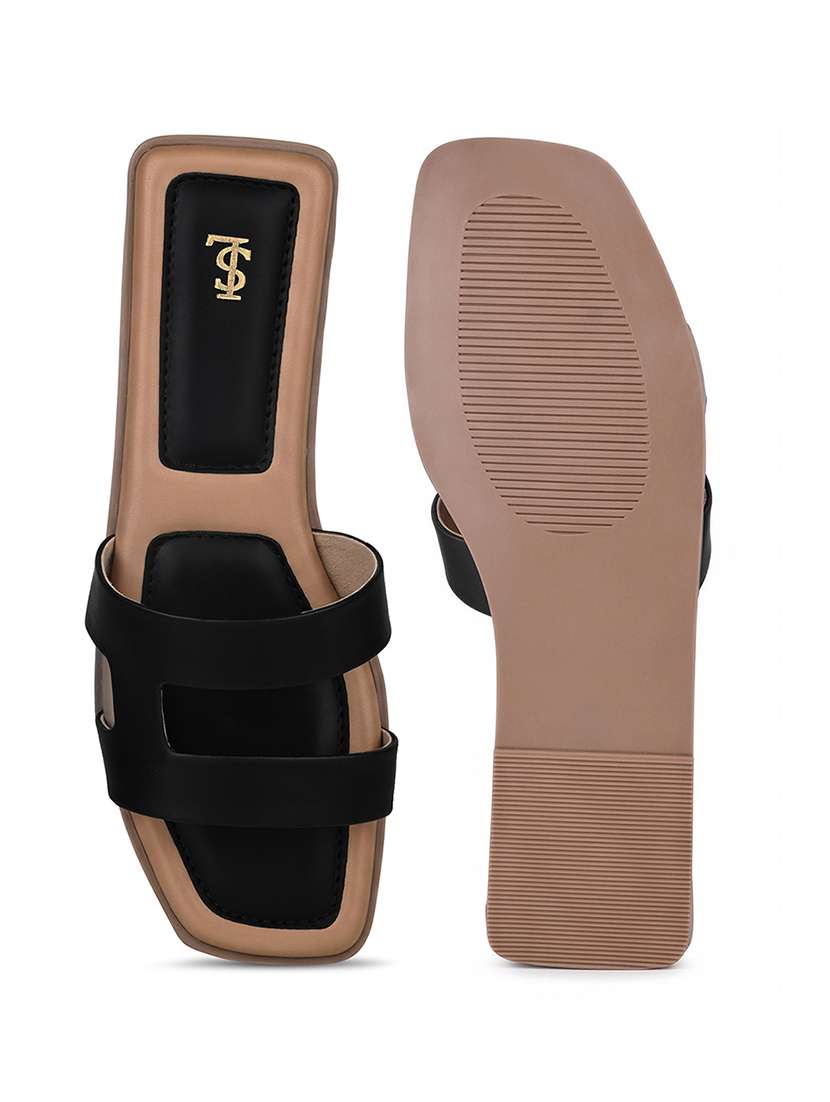 women solid slip on flats - 22555638 -  Standard Image - 2