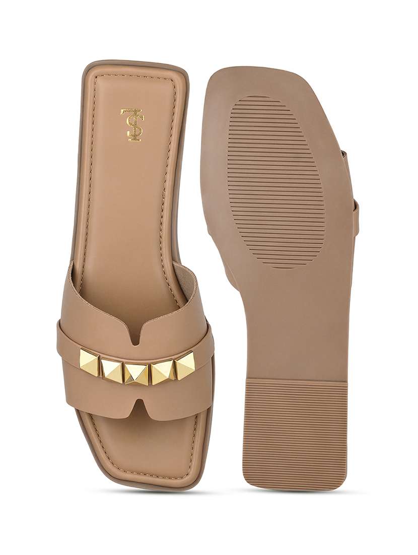 women embellished slip on flats - 22555641 -  Standard Image - 2