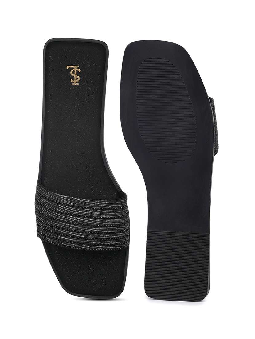 women embellished slip on flats - 22555643 -  Standard Image - 2