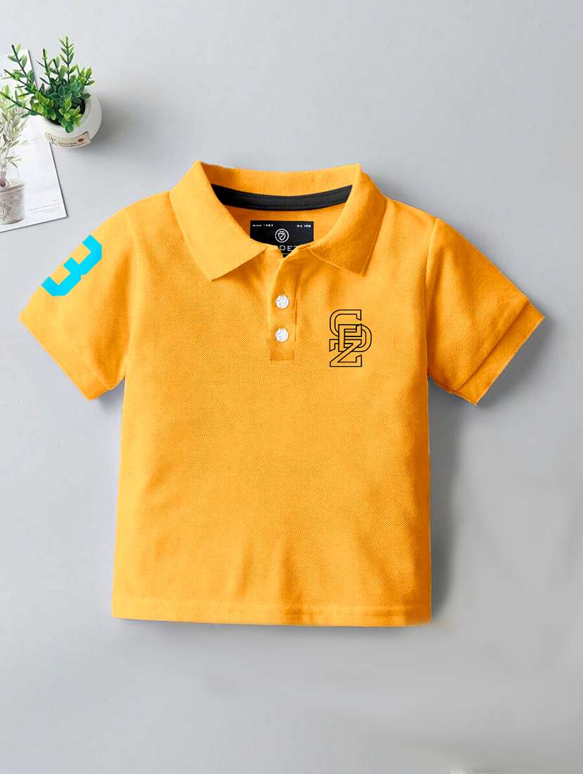 boys pack of 3 printed short sleeves polo t-shirt - 22555800 -  Standard Image - 2