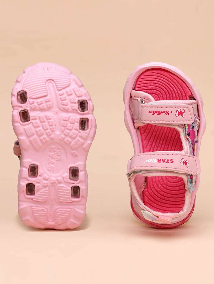 girls printed ankle strap floaters - 22556930 -  Standard Image - 2