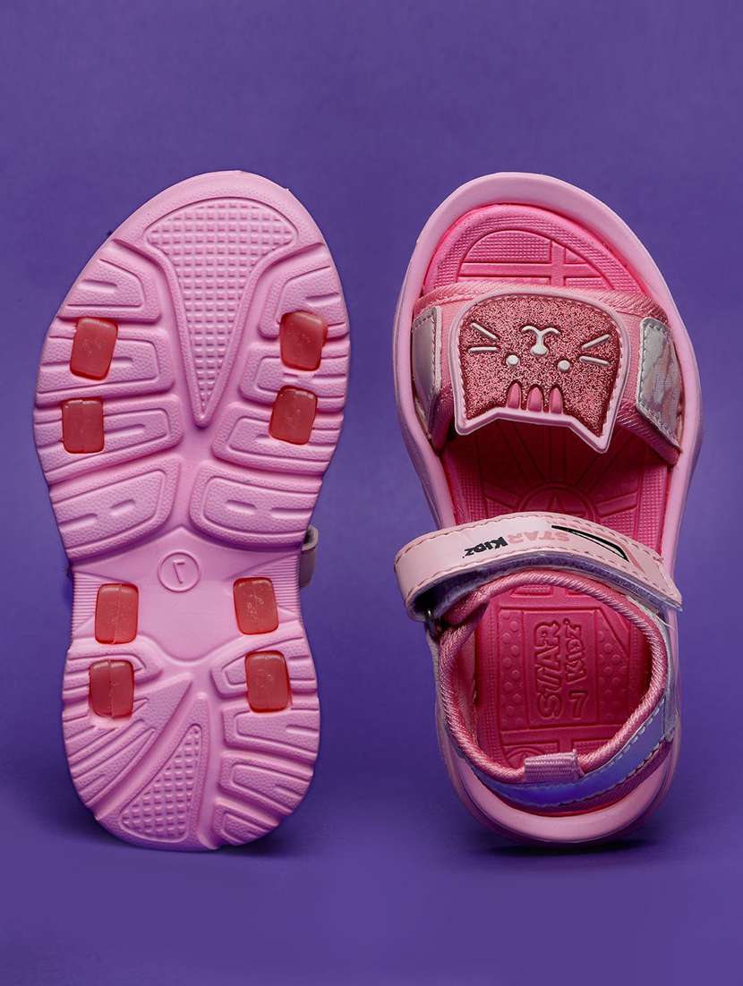 girls printed ankle strap floaters - 22556938 -  Standard Image - 2