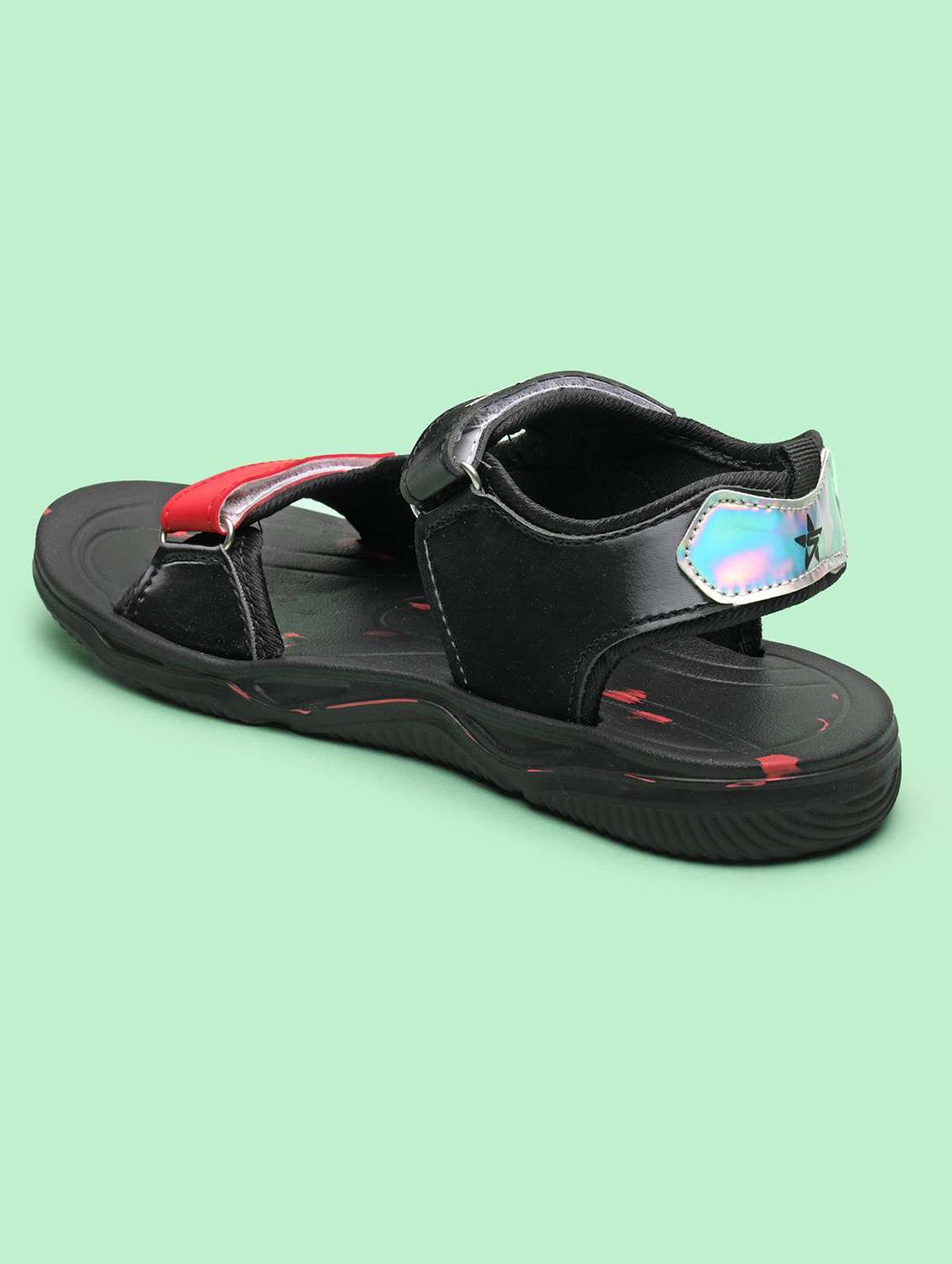 Boys Printed Ankle Strap Floaters - 22556959 -  Standard Image - 2