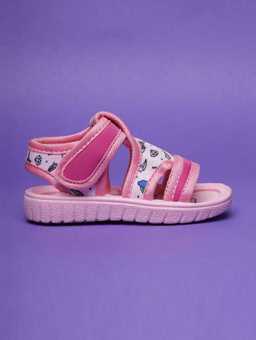 girls printed ankle strap floaters - 22556971 -  Standard Image - 2