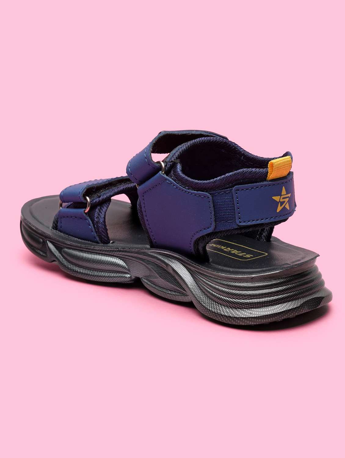 kids solid ankle strap floaters - 22556983 -  Standard Image - 2